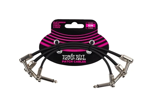 Ernie Ball 6221 Cable de Conexión 3-Pack (15cm)