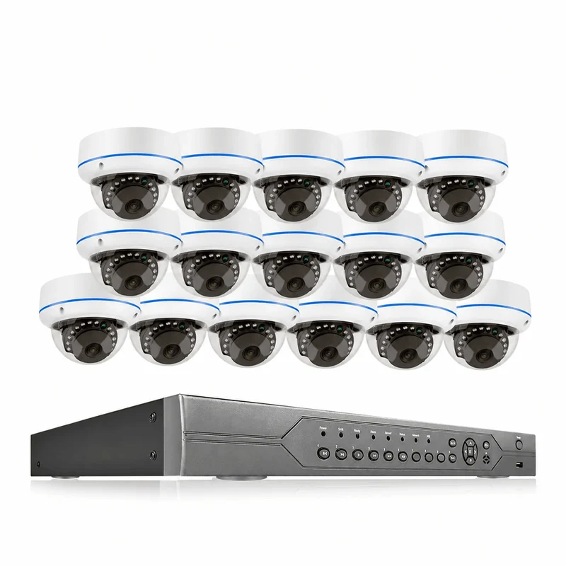 16CH 5MP POE Cameras Kit with Dome Camera