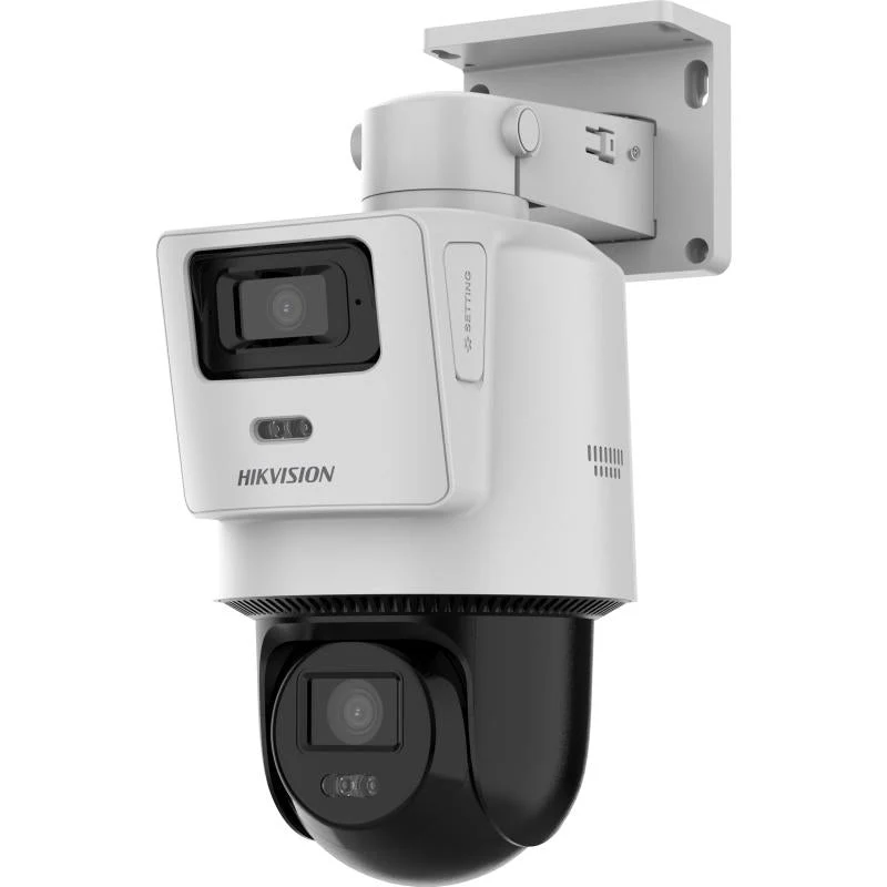 Cámara Hikvision DS-2SE2C200MWG-E/12 TandemVu PT de 2 MP, PoE, Smart Hybrid Lights