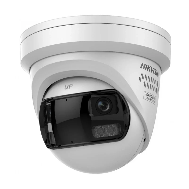 Hikvision DS-2CD23167G3P-LIS2UY/SL, cámara de 16 MP y 180 grados, doble lente, ColorVu 3.0, PoE