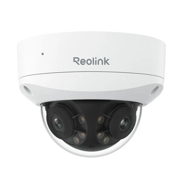 Reolink P737-A, cámara domo 4K con doble lente de 8 MP 4K/8 MP UHD, IK10, resistente al vandalismo, PoE