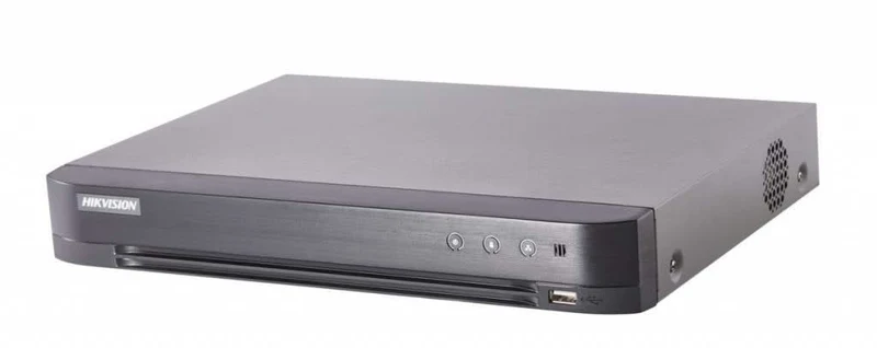 DVR Hikvision iDS-7208HUHI-M1/T AcuSense, 8 canales CVI/TVI/AHD, analógico e IP