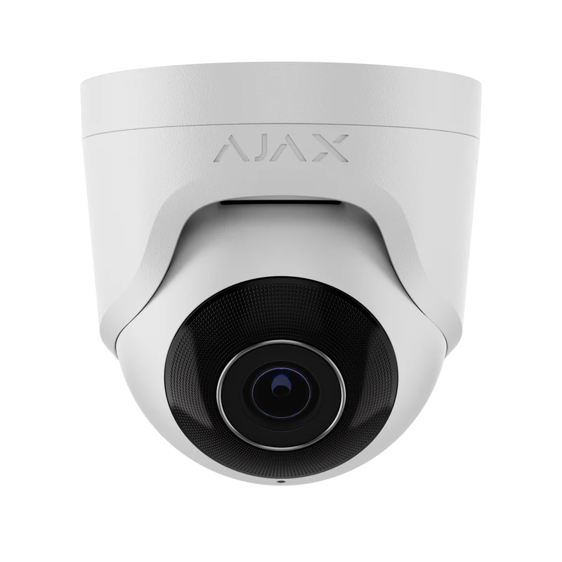 Cámara de seguridad IP Ajax Systems TurretCam Blanca de 8 Mp y 4K