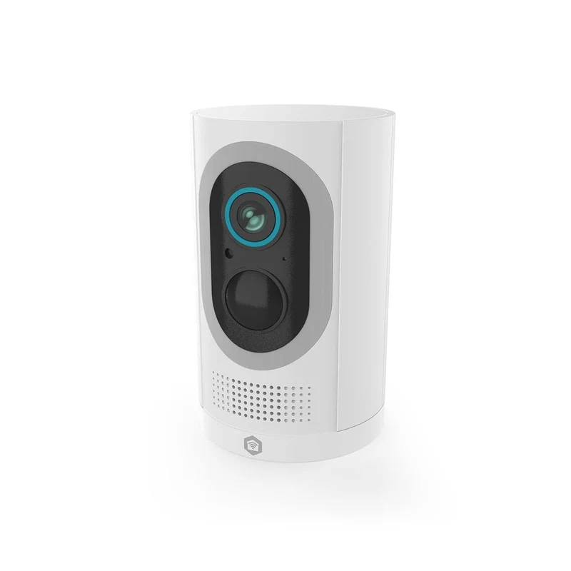 Cámara IP Nedis Wi-Fi Smartlife de 3 Mp para exteriores con sensor de movimiento, batería y luz híbrida