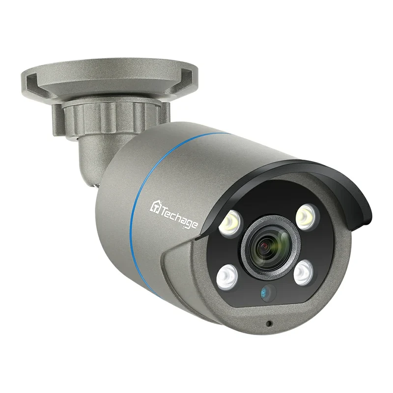 Techage Security cameras 4MP POE 48V Wired Two-Way Talk Motion Detection & Push Alerts