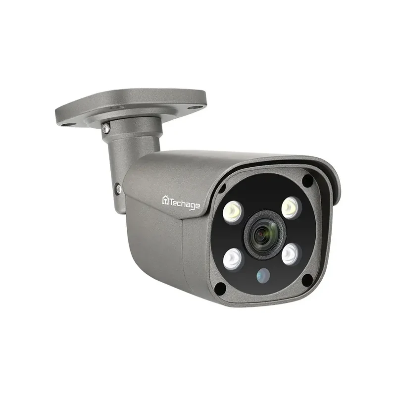 Techage Surveillance cameras POE 5MP Resolution IP66 Waterproof Outdoor 605GP-AI-50G