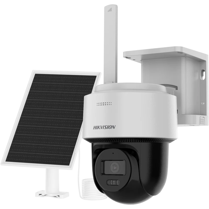Hikvision DS-2CFSP4/4G, cámara PT 4MP 24/7 4G con panel solar DEMO
