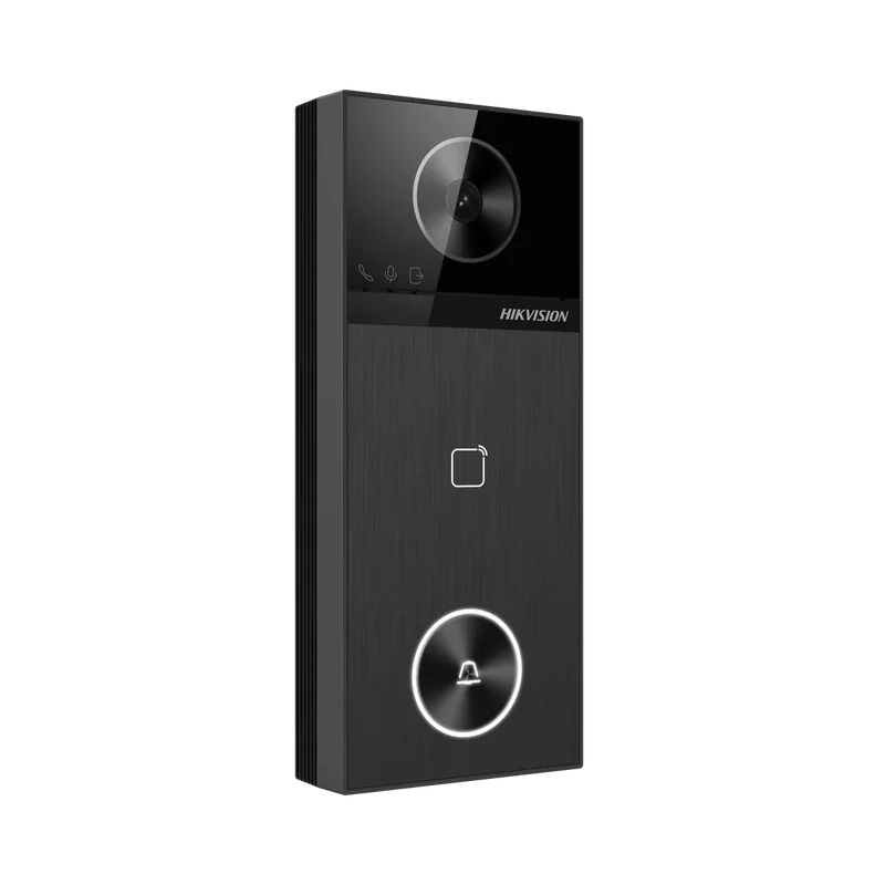 Hikvision DS-KV6114-WBE1, videoportero de 4 MP, WiFi/PoE, ranura para tarjeta micro SD, ángulo de visión de 150 grados