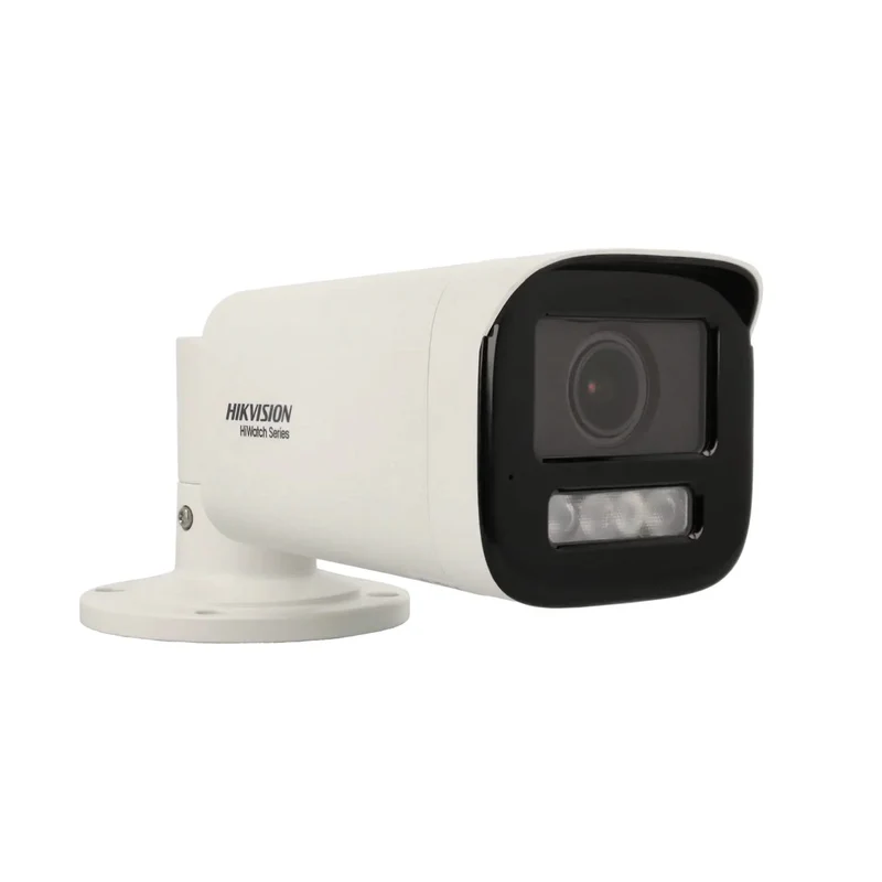 Hikvision HWI-B640HA-LZU, cámara tipo «bullet» de 4 MP, zoom óptico de 2,8 mm a 12 mm, PoE, luces híbridas inteligentes