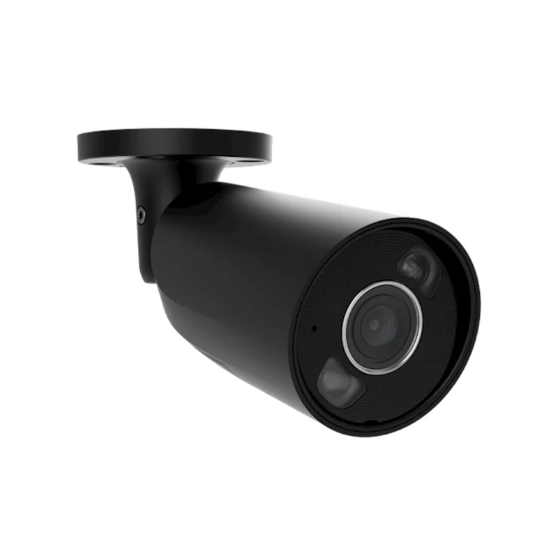 Cámara IP Ajax Systems BulletCam HL 8 MP 4K negra con iluminación híbrida