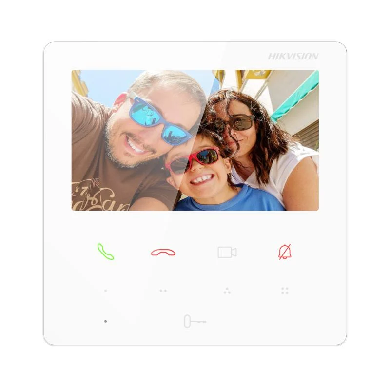Hikvision DS-KH6110-WE1 Terminal interior con pantalla de 4,3 pulgadas, PoE/12 V, WiFi, BLANCO