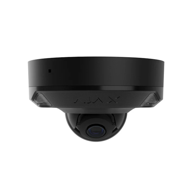 Cámara IP Ajax Systems DomeCam Mini HL negra de 5 MP con iluminación híbrida