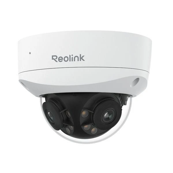 Reolink P757, cámara domo 4K con doble lente de 16 MP, resistente al vandalismo, PoE