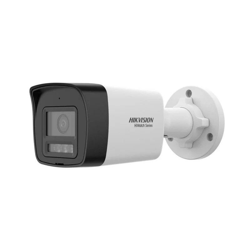 Hikvision HWI-B180HA-LUF/SL, cámara tipo «bullet» híbrida inteligente de 8 Mp/4K, PoE, ranura para tarjeta micro SD, audio bidireccional