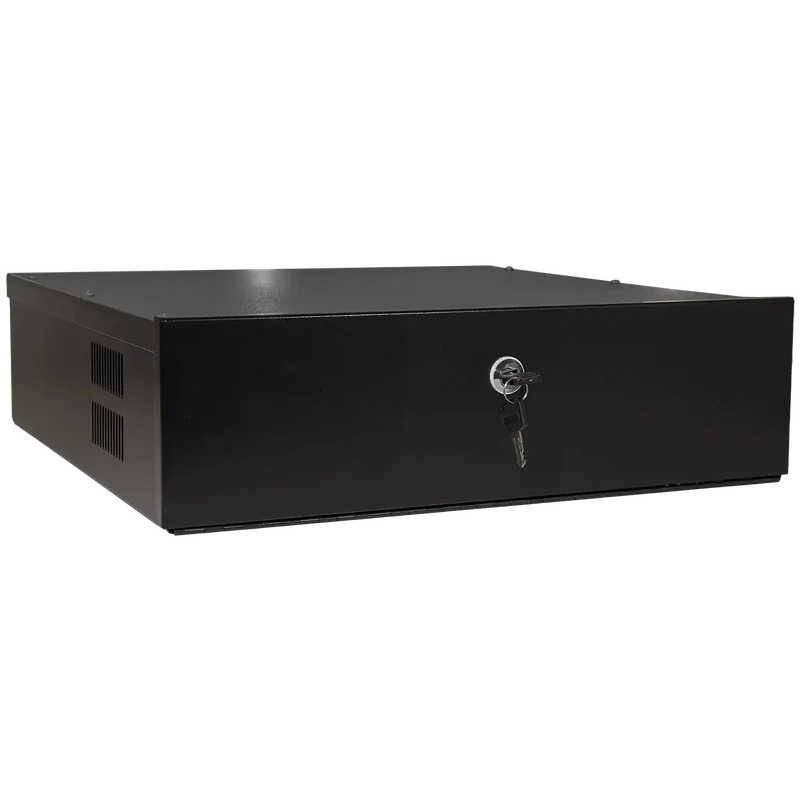 Alarma Total VK-LOCKBOX-S, caja fuerte con grabadora y cerradura, 460 x 415 x 145 mm
