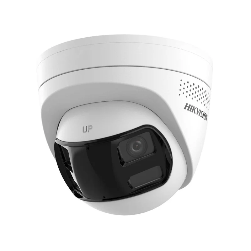 Hikvision DS-2CD1383G2P-LIUF, cámara de 8 MP y 180 grados, doble lente, Smart Hybrid Light, PoE