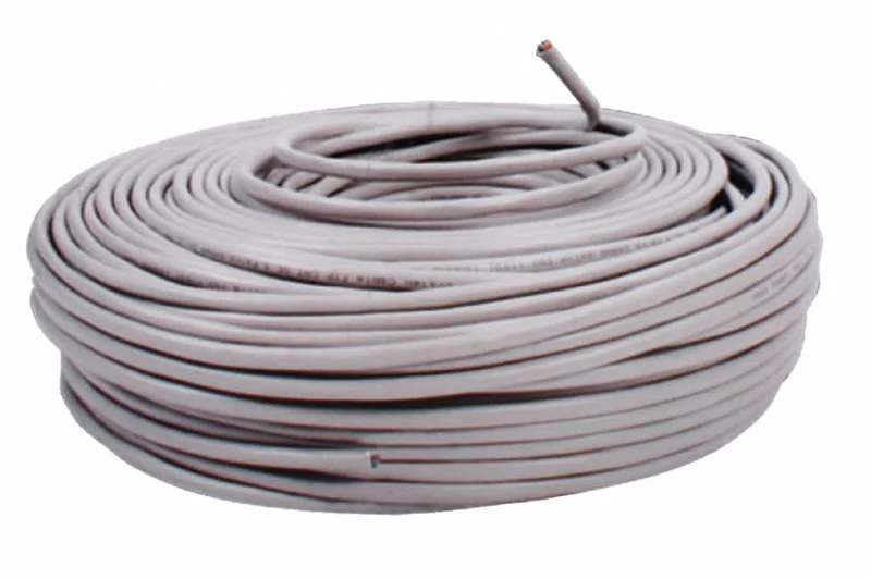 Alarma Total Cable de red CAT5e UTP, 100 metros en rollo, 100 % cobre, conductores macizos
