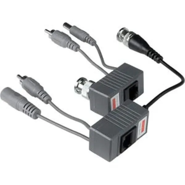 UTP Balun de Alarma Total para vídeo, audio y alimentación eléctrica