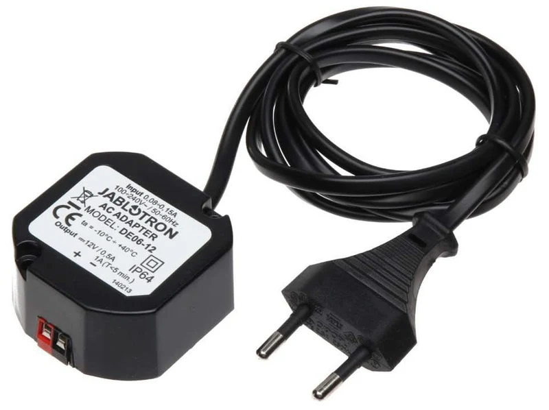 Jablotron DE06-12, Alarma Total. Fuente de alimentación: 12 V / 0,5 A