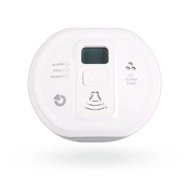 Detector autónomo de monóxido de carbono Jablotron Ei208DW con pantalla