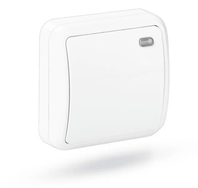Pulsador de pared Jablotron JA-112J BUS con función de pánico