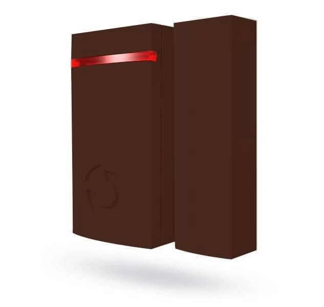 Jablotron JA-151MB: minicontacto magnético inalámbrico, color marrón