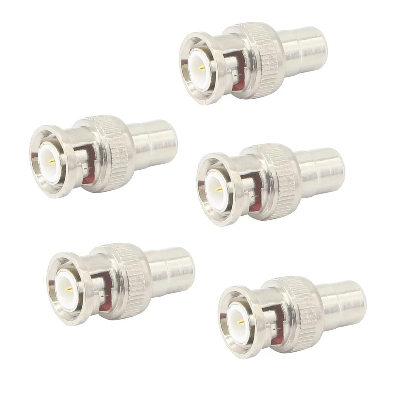 Alarma Total Conector BNC de termocontraíble RG59, paquete de 5 unidades