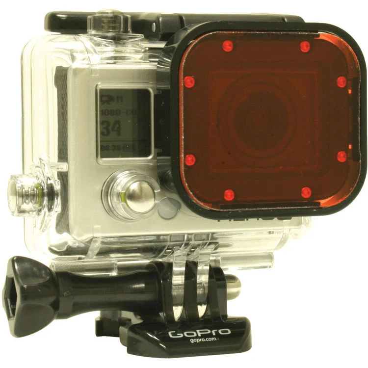 Filtros de cristal PolarPro Hero3 Slim Line/Rojo