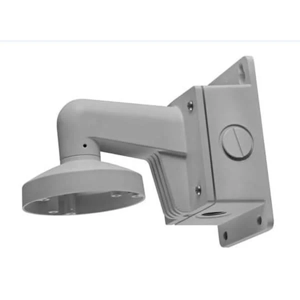 Soporte de pared de aluminio Hikvision DS-1273ZJ-140B con caja de montaje