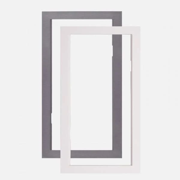 Jablotron JA-193PL-F-S-G, marco gris para caja de montaje BUS Designline PIR