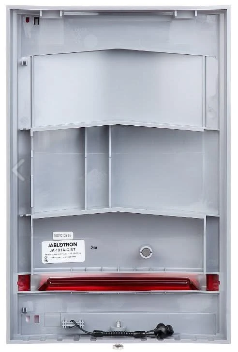 Jablotron JA-1X1A-C-ST: cubierta de acero inoxidable para sirena exterior