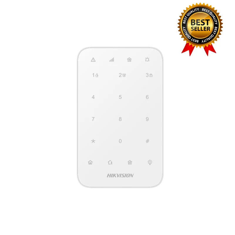 Panel de control inalámbrico con teclado numérico Hikvision DS-PK1-E-WE