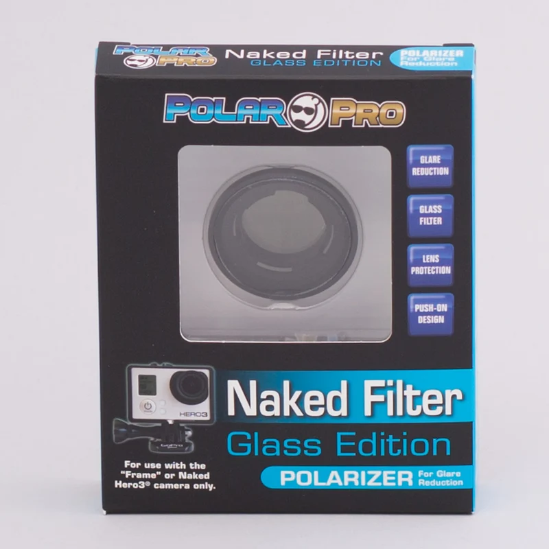 Filtros de vidrio PolarPro Hero4/3+/3 Naked Line/Polarizador para dron