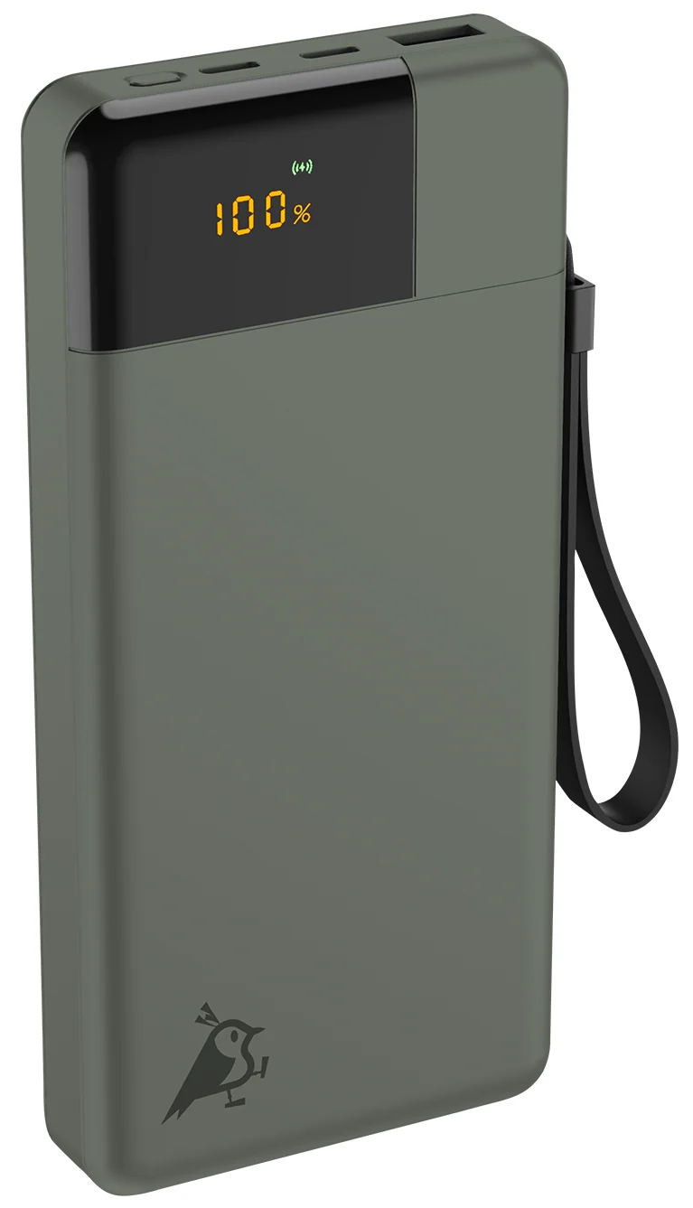 Aqiila Powerbird B20M 20000 mAh 20W Batería externa - Musgo