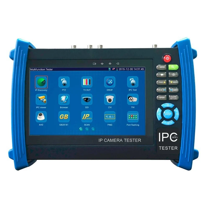 Alarma Total: comprobador de cámaras CCTV/IP para cámaras IP, HD-TVI, HD-CVI y CVBS (compatible con hasta 8 MP/4K)