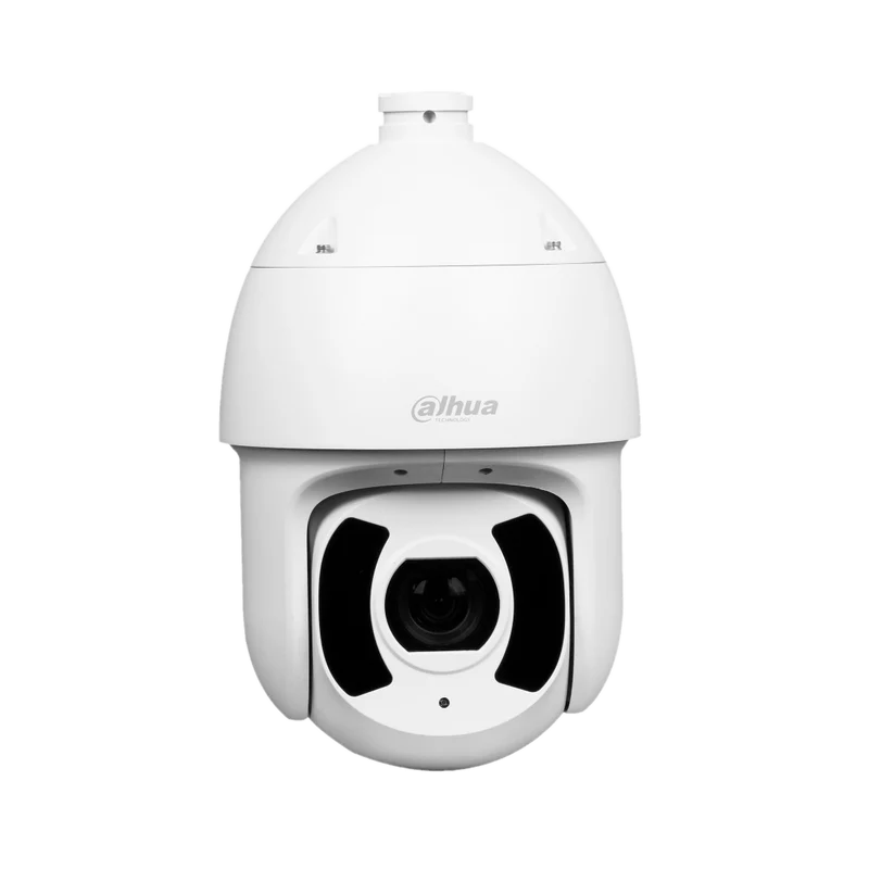 Dahua IPC-SD6CE445XA-HNR, cámara domo de alta velocidad de 4 MP con IA y seguimiento automático, zoom de 45x; incluye soporte de pared y fuente de alimentación