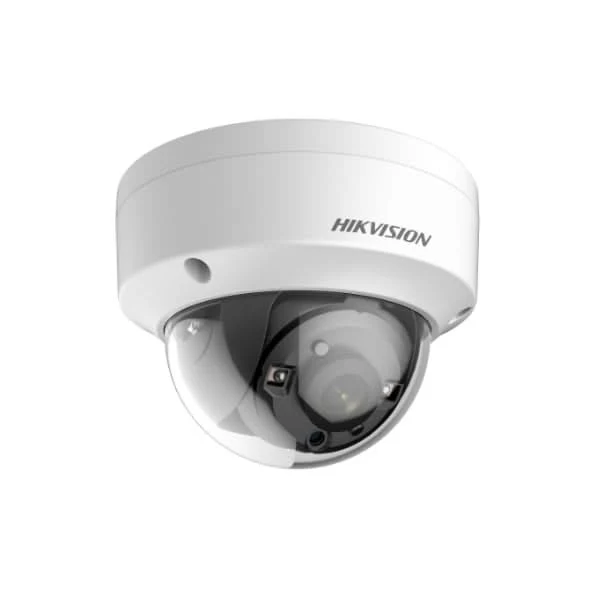 Hikvision DS-2CE57U1T-VPITF, cámara domo antivandálica de 4K con infrarrojos D/N y 3 ejes, 2,8 mm, lente fija