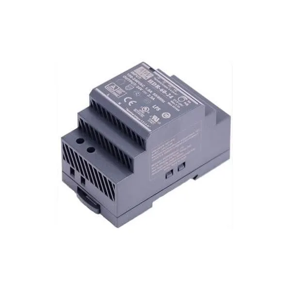 Hikvision DS-KAW60-2N, fuente de alimentación para intercomunicador, 60 W, 24 V CC, versión para carril DIN