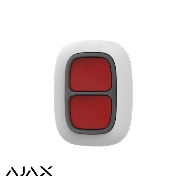 Botón de pánico doble de Ajax Systems (blanco)