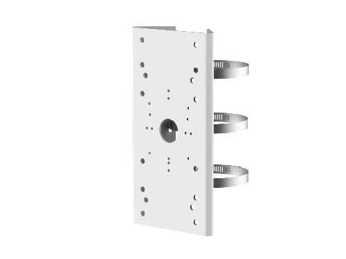 Hikvision DS-1275ZJ-SUS, soporte de montaje en poste con abrazaderas