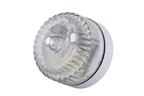 Alarma Total Luz intermitente profesional, modelo bajo. Luz intermitente blanca