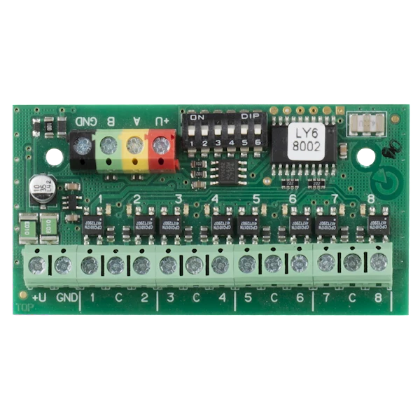 Módulo de salida PG de señal Jablotron JB-118N Pro Bus – 8 salidas