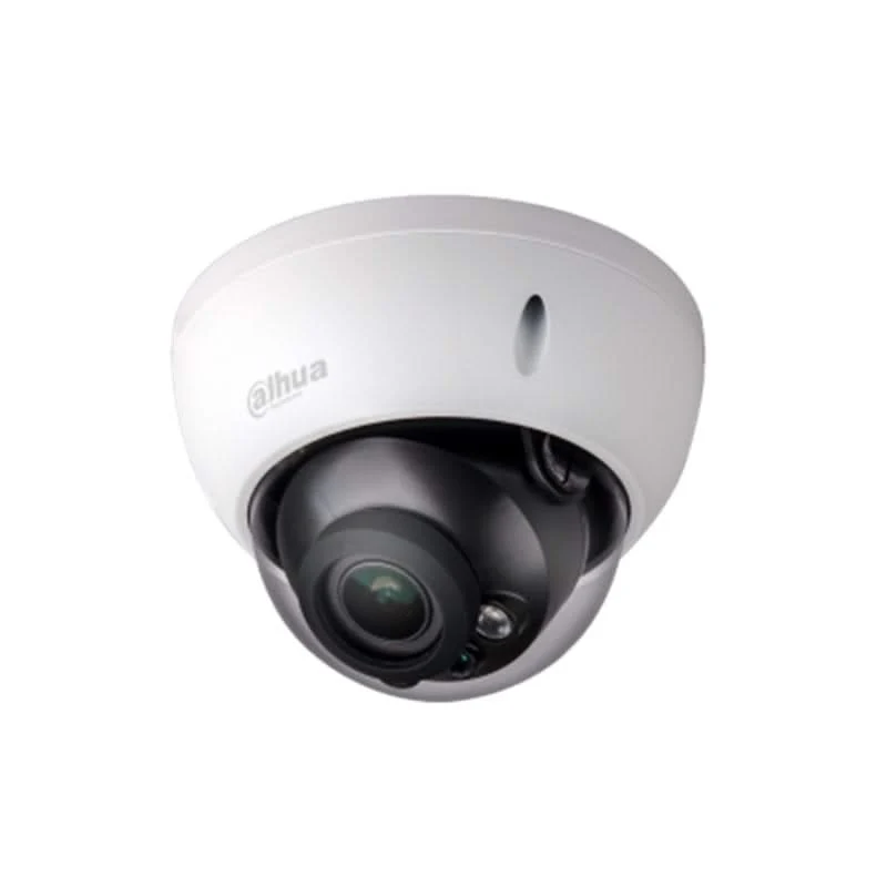 Dahua HAC-HDBW2501RP-Z-DP, cámara domo antivandálica HD-CVI de 5 MP con modo día/noche, infrarrojos, Starlight, WDR y objetivo con zoom motorizado de 2,7-13,5 mm