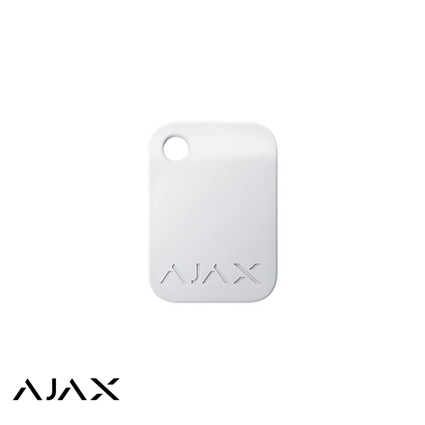 Ajax Systems - Etiqueta de llaves Ajax blanca