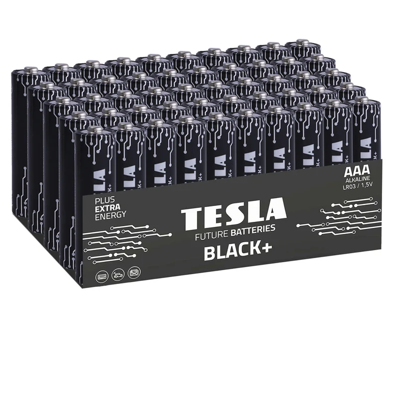 Tesla Black+ AAA Pilas (50 uds)