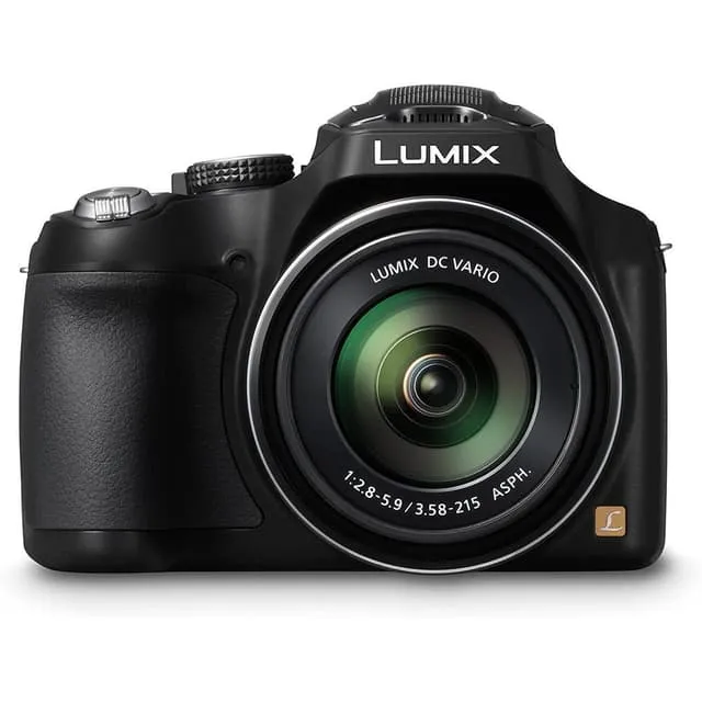 Panasonic DMC-FZ72 Bridge Camera - Black + Panasonic Lumix DC Vario ASPH 60X Optical Zoom 20-1200mm f/2.8-5.9 f/2.8-5.9