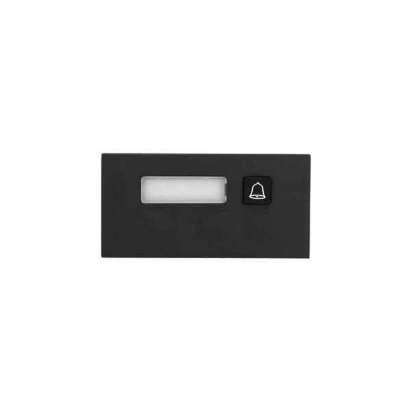 Dahua VTO4202FB-MB1 Pulsador de timbre individual, negro