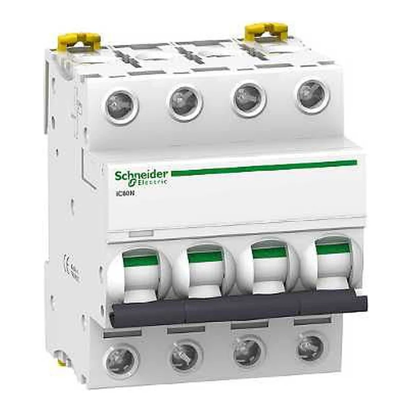 Schneider Automático Magnetotérmico iC60N 4P 6kA 63A – Interruptor Magnetotérmico para Instalación