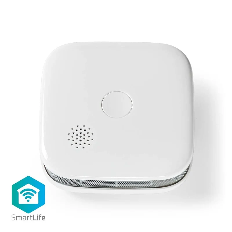 Detector de humo Nedis SmartLife con batería recargable incluida