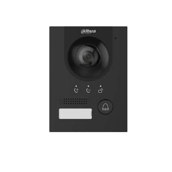 Dahua VTO2202F-P-S3 Negro, terminal exterior, IP y de 2 hilos, cámara de 160 gr, PoE